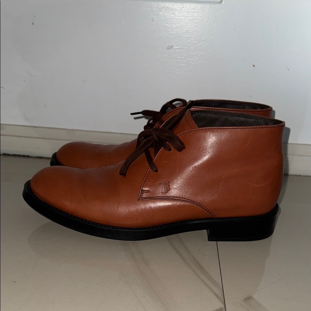 Tod’s Brown Leather Men's Boots